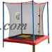 Skywalker Trampolines Square 5-Foot Bounce-n-Learn Trampoline, with Safety Enclosure, Red   000974782